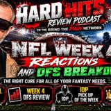 NFL Week 4 Reactions and DFS Breakdown