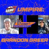 Game 7 Umpire Brandon Greer | YBMcast Tennessee