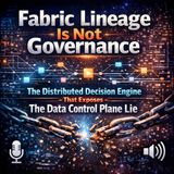 Fabric Lineage Is Not Governance: The Distributed Decision Engine That Exposes The Data Control Plane Lie