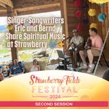 Session 2- Singer-Songwriters Eric and Bernd Share Spiritual Music at Strawberry 2024 🎶✨