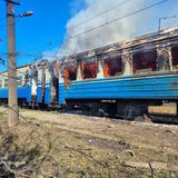 Russia attacks commuter train in Ukraine's Kharkiv region