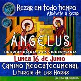 ANGELUS DEL DIA DE HOY LUNES 16 DE JUNIO 2025, 🙏ORACION A NUESTRA MADRE 🌹LA VIRGEN MARIA 🙏.