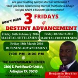 3 Fridays of Destiny Advancement - Marital Fruitfulness