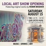Cure Coffee House Portsmouth: Aug 15, 5-7 PM Art Opening