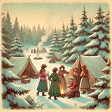 25 - Outdoor Girls in a Winter Camp by Laura Lee Hope