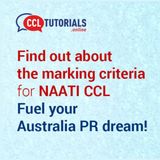 What Is The Marking Criteria For The NAATI CCL Test