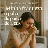 Minha fraqueza, o palco do poder de Deus