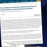 Report: Damage Done to Iran’s Nuclear Facilities “Massive”