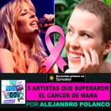 5 Artistas que han sobrevivido al cáncer de mama