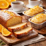 Golden Orange Cream Everyday Tea Cake