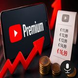 YouTube Premium aumento prezzo, le nuove tariffe da settembre