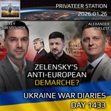 War in Ukraine, Analytics. Day 1433: Anti-EU Demarche of Zelensky. Arestovych, Shelest.