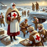 19 - Red Cross Girls With The Russian Army by Margaret Vandercook