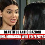 Electra Forrester in allerta: la fuga di Luna sconvolge la nuova vita con Will