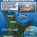 Volcano Eruption White Island, New Zealand