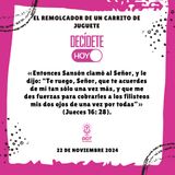 El remolcador de un carrito de juguete | Devocional de Jóvenes | 22 de noviembre 2024