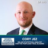 Cory Jez | On-Air Statistical Analyst | Data Never Lies (EP 96)