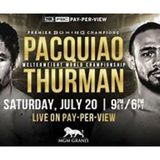 #PacquiaoThurman Predictions! #FigueroaUgas #LipinetsMolina Preview & Recap!