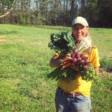 Amy Hicks co-owner of Amy's Organic Garden, USDA Certified Organic Specialty produce & cut flowers.