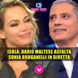 Isola Dei Famosi: Dario Maltese Asfalta Sonia Bruganelli In Diretta Tv!