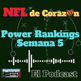 Power Rankings Semana 5 NFL 2023