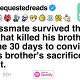 My classmate survived the crash but his brother didn_t