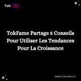 TokFame Partage 5 Conseils Pour Utiliser Les Tendances Pour La Croissance