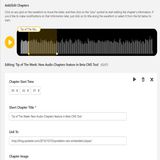 Tip of The Week: New Audio Chapters feature in Beta CMS Tool