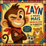 O Macaco Zayn e a Grande Pegadinha da Selva ｜ 【Fábula】