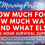 How much Food, Water, Meds & (?) would you need for 72 Hours? #GMPPreparednessWeek