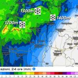Previsioni meteo 7-9/11, altre piogge abbondanti in arrivo e neve a quote medie