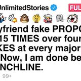 My boyfriend fake PROPOSED to me 15 TIMES as JOKES. Now I_m done being his joke