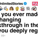 Have you ever made a life-changing breakthrough in therapy that you deeply regret