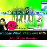 Mz. Koko Bowden of UGA Gospel Storm interviews Apostle Veryl Howard