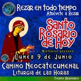 💚Santo Rosario de hoy LUNES 9 DE JUNIO 2025 🌹 MISTERIOS GOZOSOS. Rosario a la Virgen María.