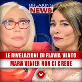 Domenica In, Le Rivelazioni Di Flavia Vento: Mara Venier Non Ci Riesce A Credere! 