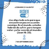 ¿Cobarde o valiente? | Devocional de Jóvenes | 7 de septiembre 2024