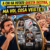 A chi ha votato questa destra