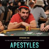 #34 Jon "Apestyles" Van Fleet: $15.8 Million in Tournament Winnings and Online Poker Legend