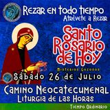 Rosario de hoy SABADO 26 DE JULIO 2025 🌹 MISTERIOS GOZOSOS. Rosario a la Virgen María.
