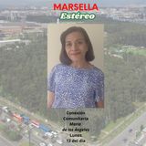Conexión Comunitaria, conduce María de los Ángeles. Marsella Estéreo Emisora Comunitaria
