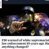 FBI warned of white supremacists in law enforcement 10 years ago. Has anything changed?