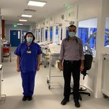 Dr Wahid Altaf upgraded ICU at UHW