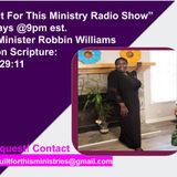 Come On In And Be Blessed!! You're Listening To "I Am Built For This Ministry Radio Show" Host Minister Robbin Williams