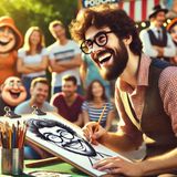Giampaolo e l’arte del sorriso - Da grafico a caricaturista di successo