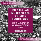 Càpsula 1. Mayo 3 Paro Nacional Colombia. En Cali las mujeres del Oriente resistimos