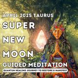 Taurus Super New Moon Guided Meditation April 2025 | Quantum Healing Journey to Restore & Manifest