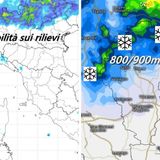 Previsioni 20-22 marzo: instabilità sui rilievi e correnti fredde da est