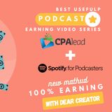 How to earn money your podcast in India //Best useful podcast earning video series // Spotify for podcaster + CPA lead 100% earning