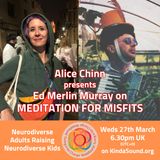Neurodiverse Adults Raising Neurodiverse Kids | Ed Merlin Murray on Meditation for Misfits with Alice Chinn